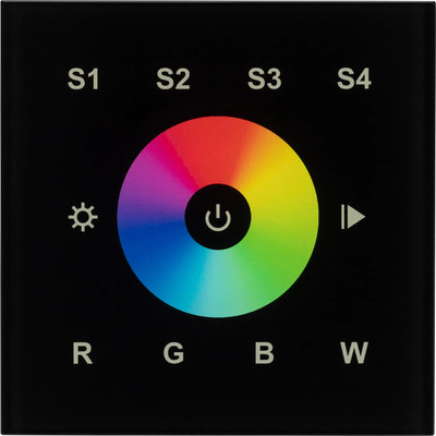 

Выключатель, Intelligent DALI-901-11-1G-4SC-RGBW-DT8-IN Black / 037199