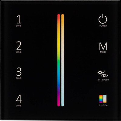 

Выключатель, Sens SMART-P55-MULTI Black / 028310