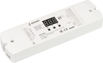 

Декодер для светодиодной ленты, Intelligent SMART-DMX512-204-62-RGBW-RDM-SUF / 037440