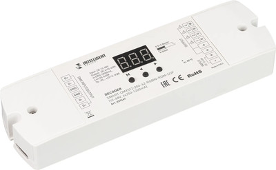 

Декодер для светодиодной ленты, Intelligent SMART-DMX512-204-62-RGBW-RDM-SUF / 037441