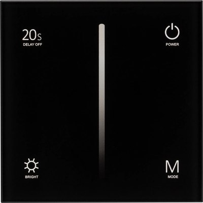 

Выключатель, SMART-P6-DIM-G-IN Black / 034780