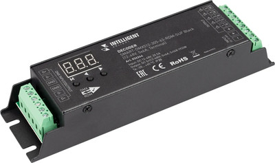 

Декодер для светодиодной ленты, Intelligent SMART-DMX512-305-63-RDM-SUF Black / 036244
