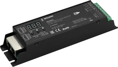 

Декодер для светодиодной ленты, Intelligent SMART-DMX512-304-83-RDM-SUF Black / 028444(1)