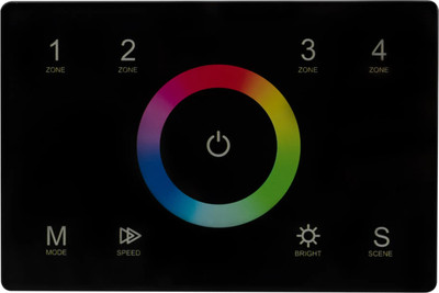 

Выключатель, Sens SMART-P83-RGB Black / 028403