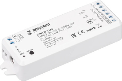 

Контроллер для светодиодной ленты, Intelligent SMART-SPI-302-82-RGBW-SUF / 046487