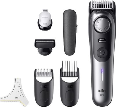 Триммер Braun BT9520 (с подставкой, серый) - 