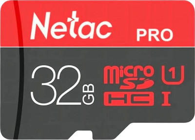 Карта памяти Netac P500 Ultra MicroSDHC 32GB V30/A1/C10 (NT02P500ULT-032G-S)