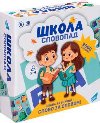 Настольная игра Dream Makers Словопад. Школа / 2504C - 