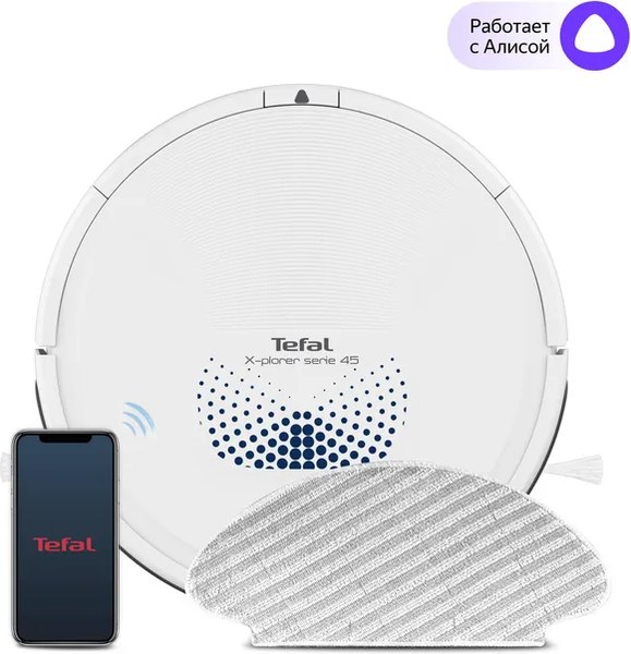 Купить Робот-пылесос Tefal X-plorer Serie 45 RG8277WH в Барановичах