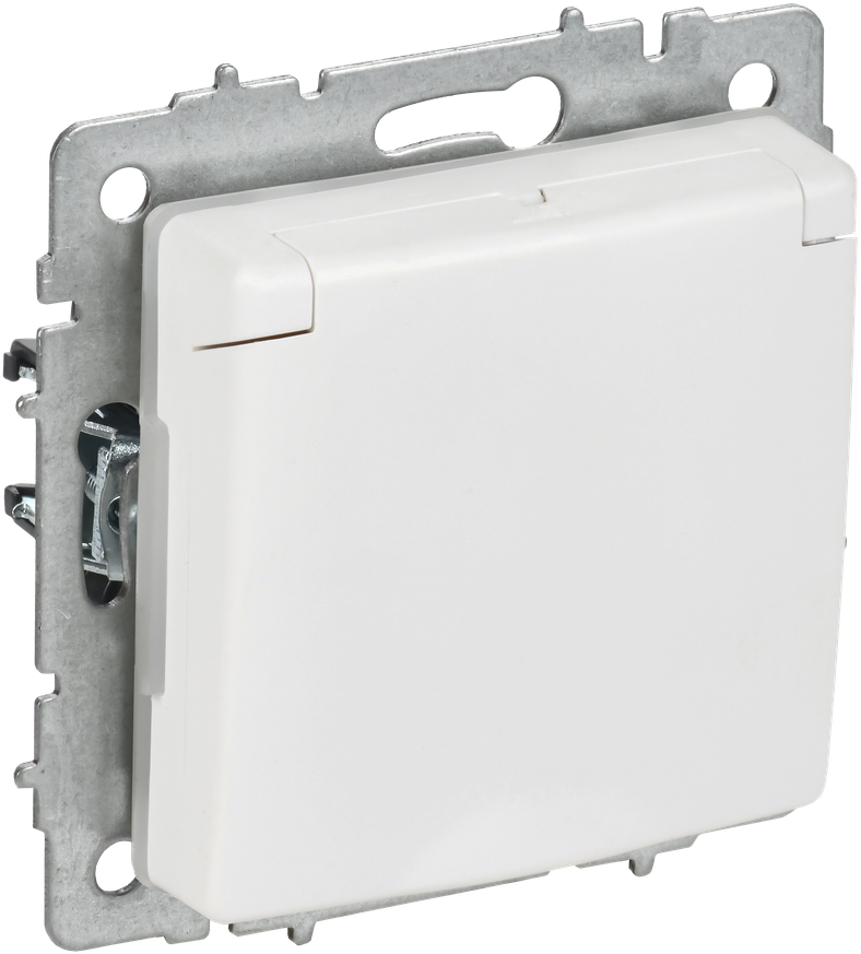 Розетка IEK Brite BR-R16-16-44-K91 (арктический белый)