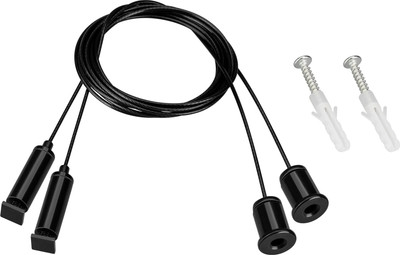

Крепление для трековой системы, ARL-S-2x2m Set BLACK Pad 9x2mm / 042735