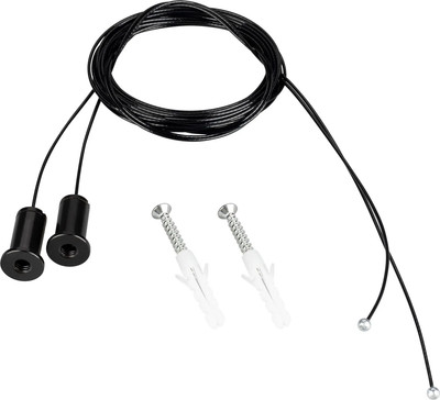 

Крепление для трековой системы, ARL-ROUND-D36-360 2x2m Set BLACK / 052154
