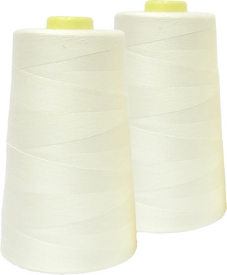 Набор швейных ниток Sentex 100% полиэстер 40/2 5000 ярдов 1001 (2шт) -