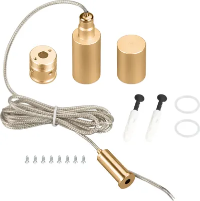 

Набор креплений для гибкого неона, MOONLIGHT-VT-LIFT-SIDE-D18 Gold / 048384