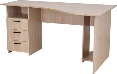 Компьютерный стол Polini Kids Home Vector 004 с 3 ящиками и нишей / 0002899.179 (ясень шимо светлый) - 