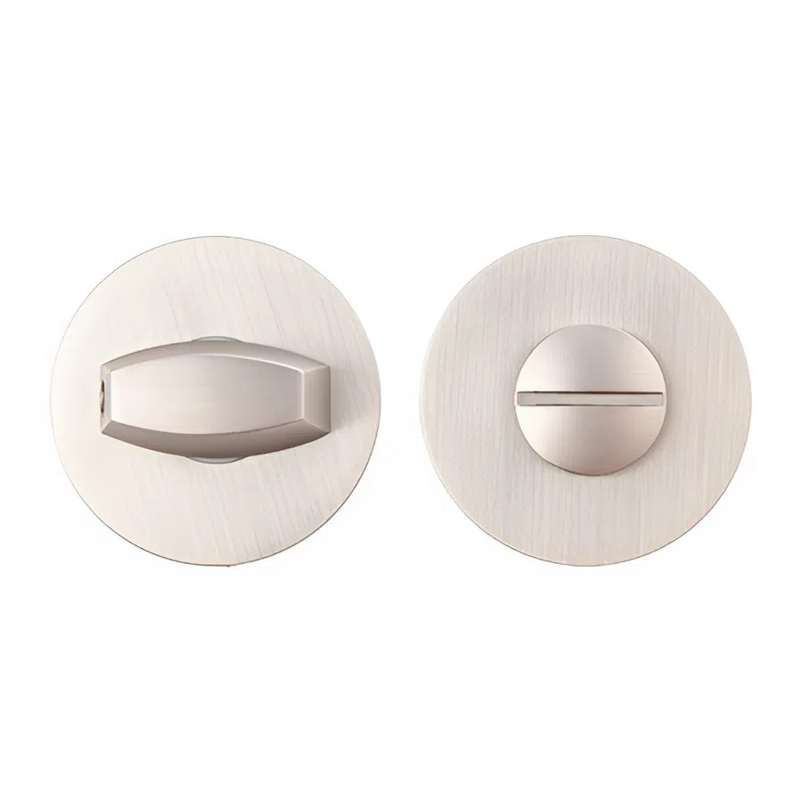 Комплект дверной фурнитуры Code Deco Slim H-40136-A-NISM с фиксатором (никель супер матовый) — фото 4