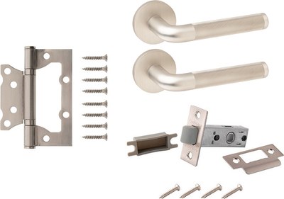 

Комплект дверной фурнитуры, Slim H-40149-A-NISM без фиксатора