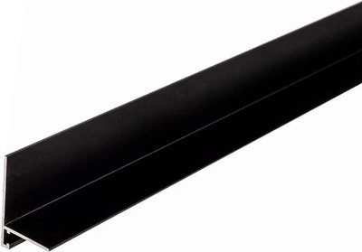 Микроплинтус КТМ-2000 MC16-20-05E 16-20мм 2.4м (черный) - 