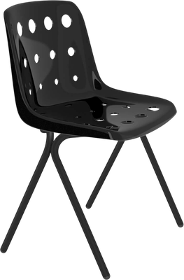 Стул офисный Sheffilton SHT-ST56/S186-1 (черный/черный муар) - 