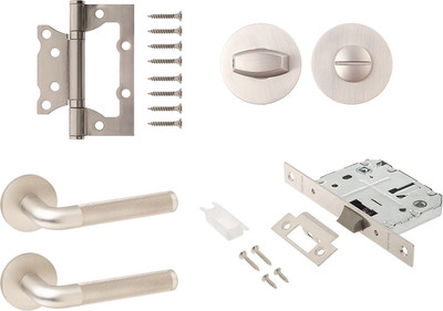 

Комплект дверной фурнитуры, Slim H-40149-A-NISM с фиксатором
