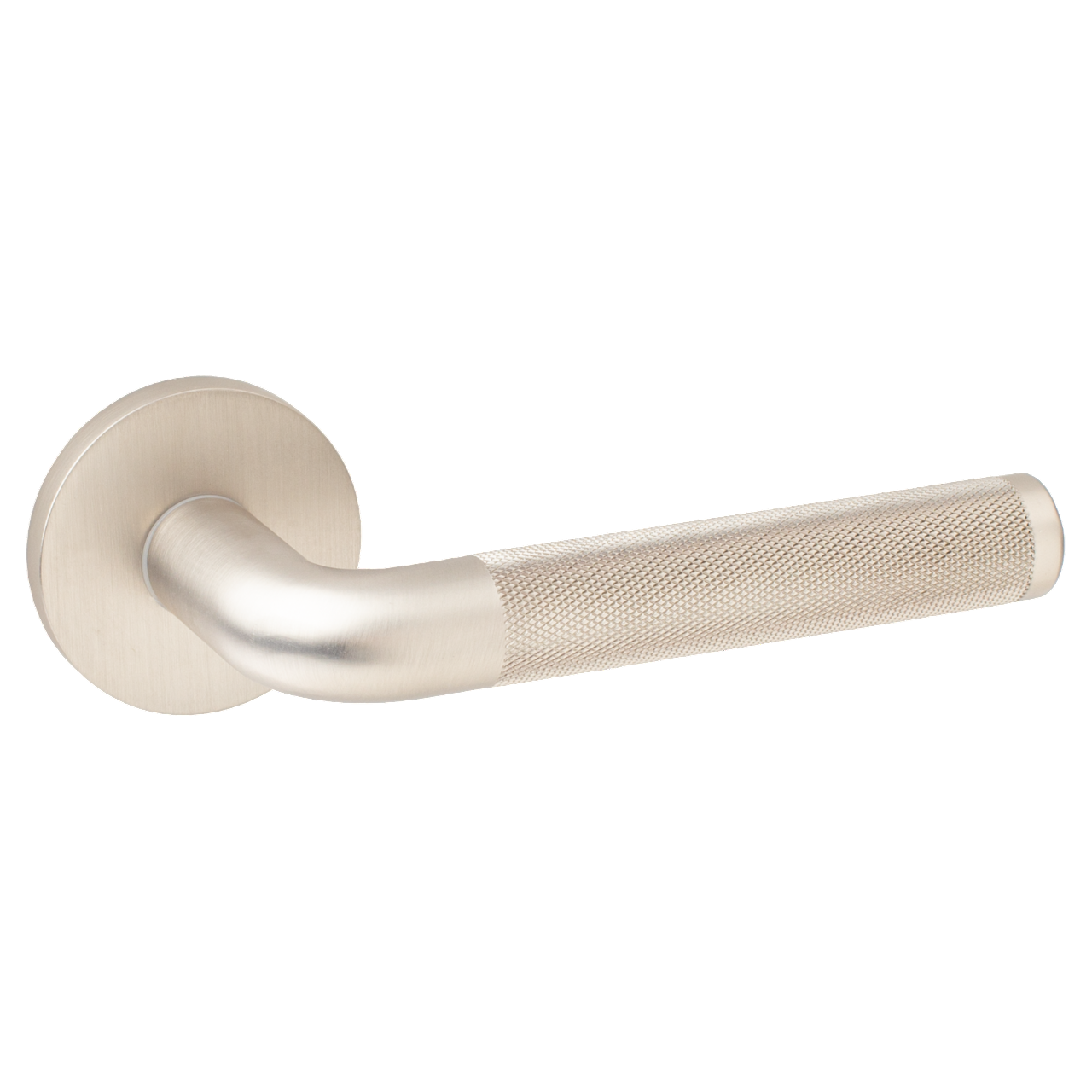 Комплект дверной фурнитуры Code Deco Slim H-40149-A-NISM с фиксатором (никель супер матовый) — фото 3