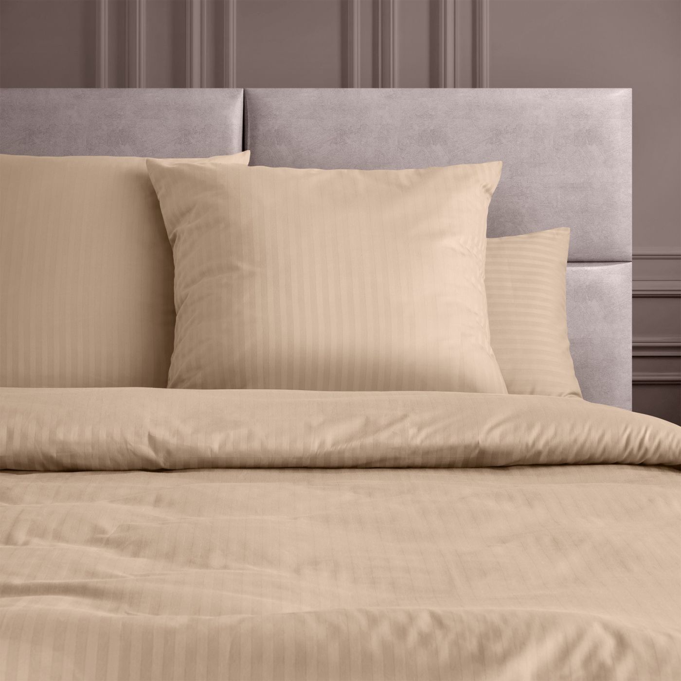 Комплект постельного белья Verossa Stripe 1.5сп 50x70 / 747393 (Bronze) — фото 4