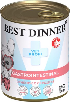 

Влажный корм для собак, Gastro Intestinal Exclusive Ягненок с сердцем