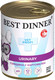 Влажный ветеринарный корм для собак Best Dinner Vet Profi Urinary Exclusive Говядина с картофелем (340г) - 