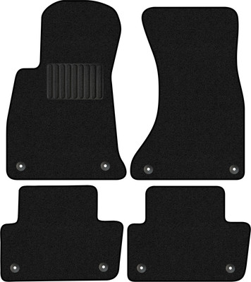Комплект ковриков для авто Alicosta 2184_1_PR-6 для Audi A5 II лифтбек/F5 2016-н.в. (ворс, черный) - 