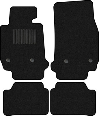 Комплект ковриков для авто Alicosta 0135_1_PR-6 для BMW 1-Series II хэтчбек 5дв/F20/F21 2011-2020 (ворс, черный) - 