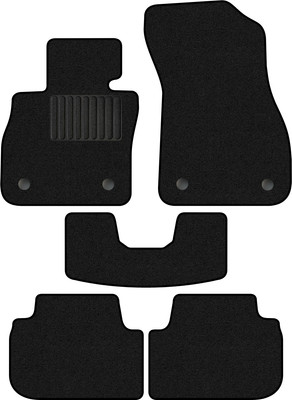 Комплект ковриков для авто Alicosta 2228_1_PR-6 для BMW 2-Series I седан/F44 2019-2023 (ворс, черный) - 