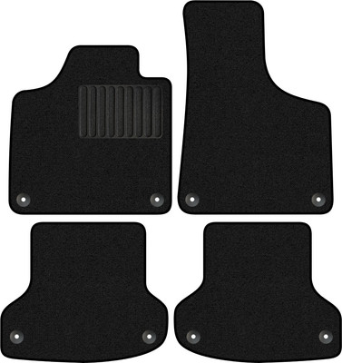 Комплект ковриков для авто Alicosta 2176_1_PR-6 для Audi A3 II хэтчбек 5дв/8P 2008-2012 (ворс, черный) - 