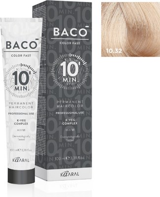 

Крем-краска для волос, Baco Color Fast тон CF10.32