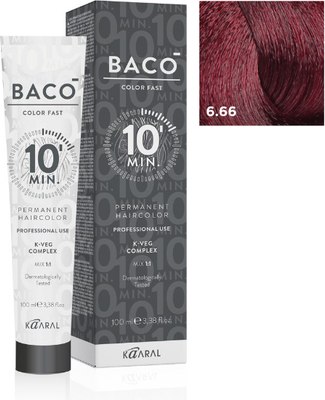 

Крем-краска для волос, Baco Color Fast тон CF6.66