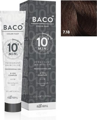 

Крем-краска для волос, Baco Color Fast тон CF7.18