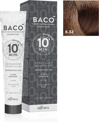 

Крем-краска для волос, Baco Color Fast тон CF8.32