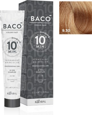 

Крем-краска для волос, Baco Color Fast тон CF9.30