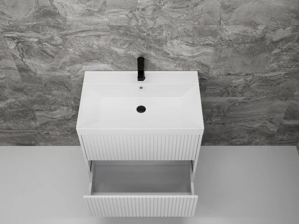 Купить Тумба под умывальник Symbolite Стокгольм 70 Classic Push 2 ящика в Бобруйске