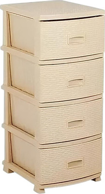 

Комод пластиковый, Декор Ротанг 4 секции / РП-421