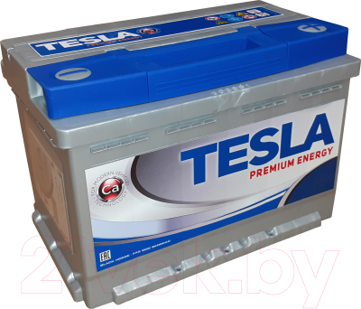 Автомобильный аккумулятор TESLA Premium Energy R / TPE80.0 80 А/ч (80 А/ч)