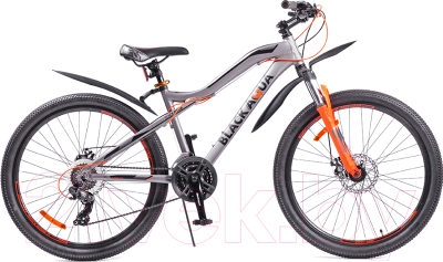 Black Aqua Cross 2684 D GL-327D 2018 (серый/оранжевый) Велосипед горный ...