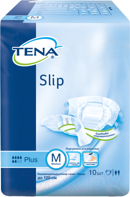 Подгузники для взрослых Tena Slip Plus Medium (10шт)