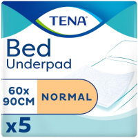 Набор пеленок одноразовых впитывающих Tena Bed Normal 60x90 (5шт) - 