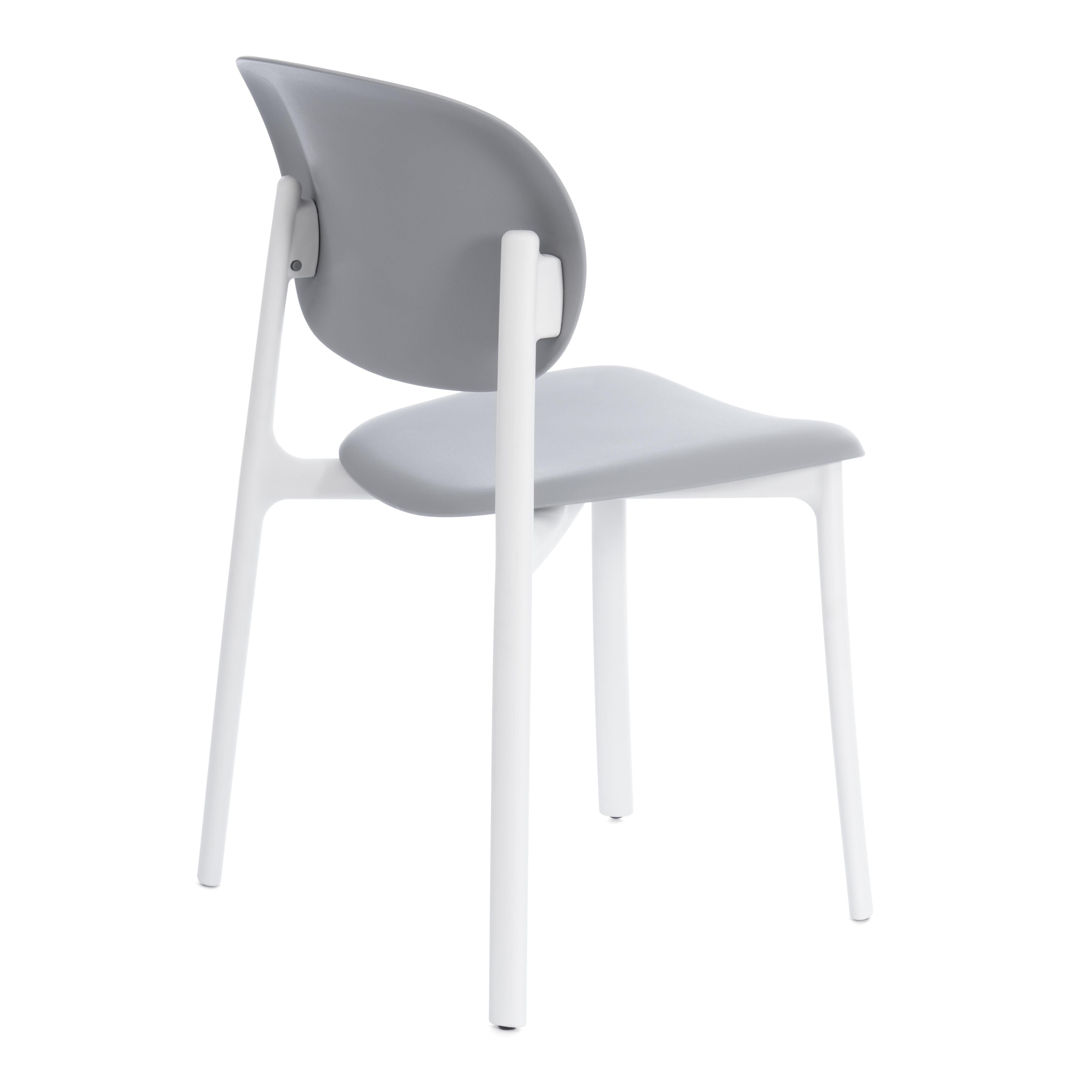 Стул Tetchair Adore XRB-1025 (серый/белый) — фото 4