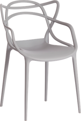 Стул пластиковый Tetchair Cat Chair 028 (пластик/темно-серый) -