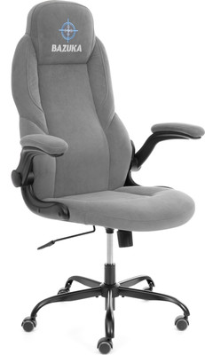 Кресло офисное Tetchair Bazuka metalBL (велюр, серый, 29) -