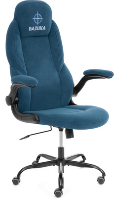 Кресло офисное Tetchair Bazuka metalBL (велюр, синий, 32) -