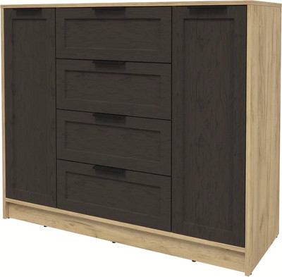 Тумба Интерлиния Концепт Тренд КТ-Т120 (дуб золотой/дуб английский) -