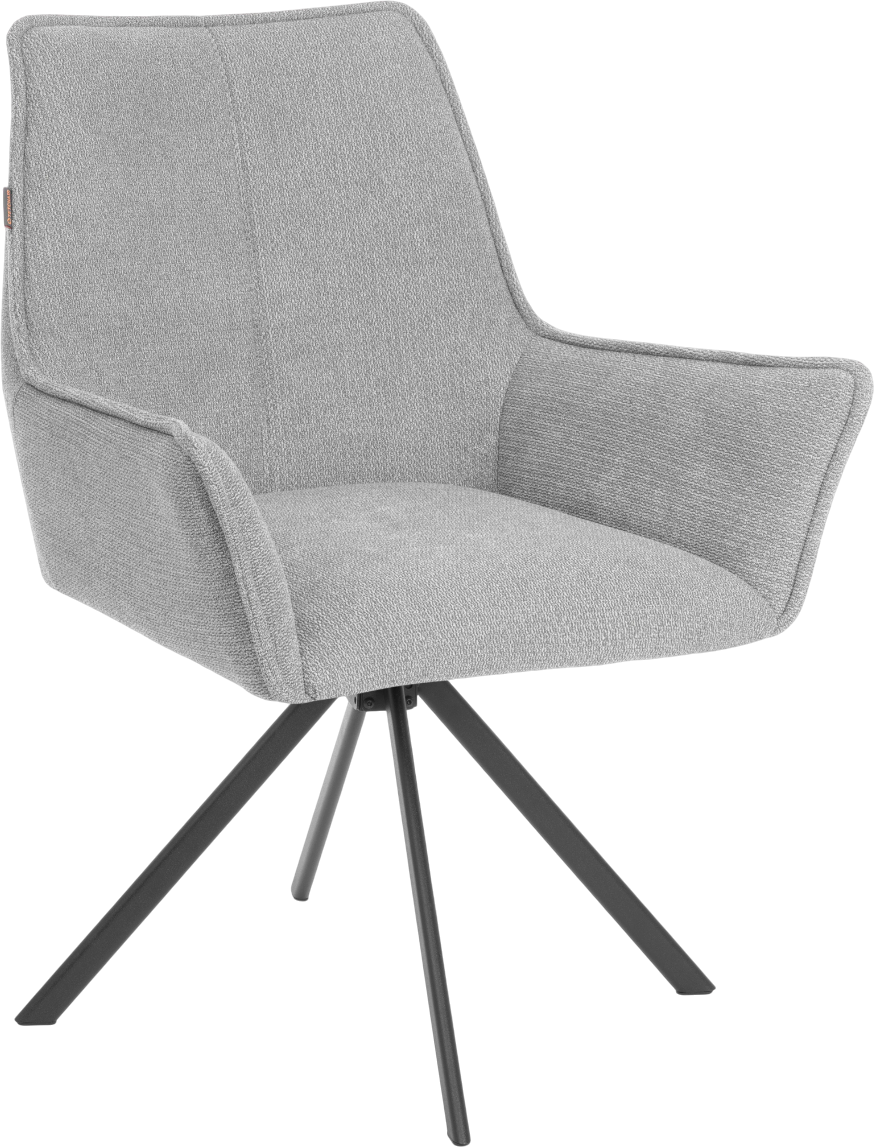 Стул Tetchair Мурано опора 360 (велюр/букле (HYP), светло-серый)