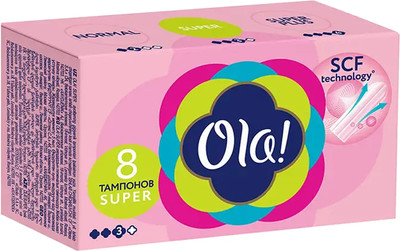 Тампоны гигиенические Ola! Tampons Супер (8шт) -